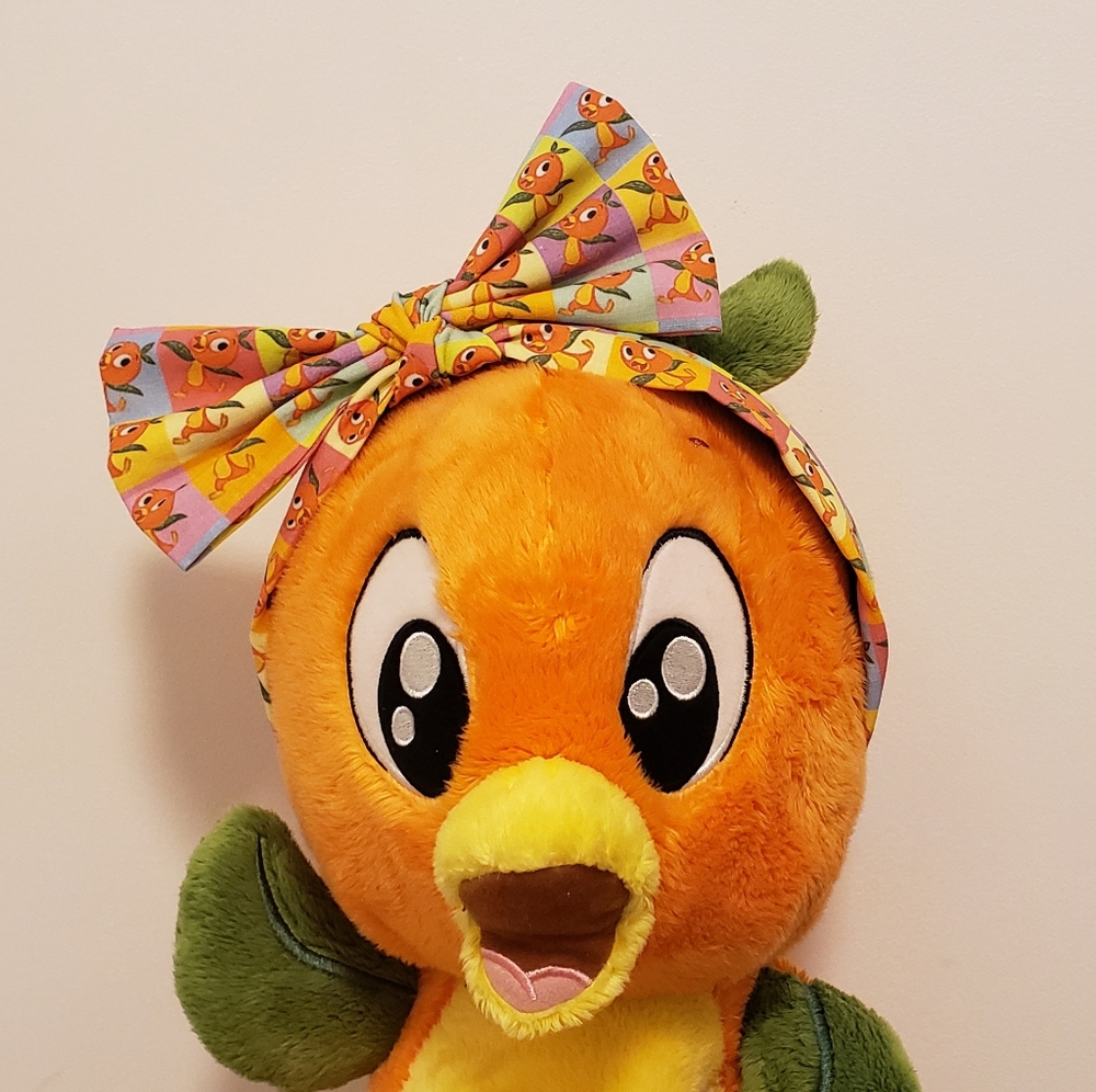 🌟🧡💚Orange Bird Bow Headband 🧡💚